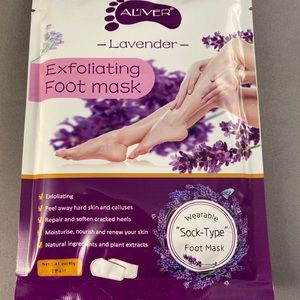 Aliver exfoliating foot mask- lavender exp 4/2023
